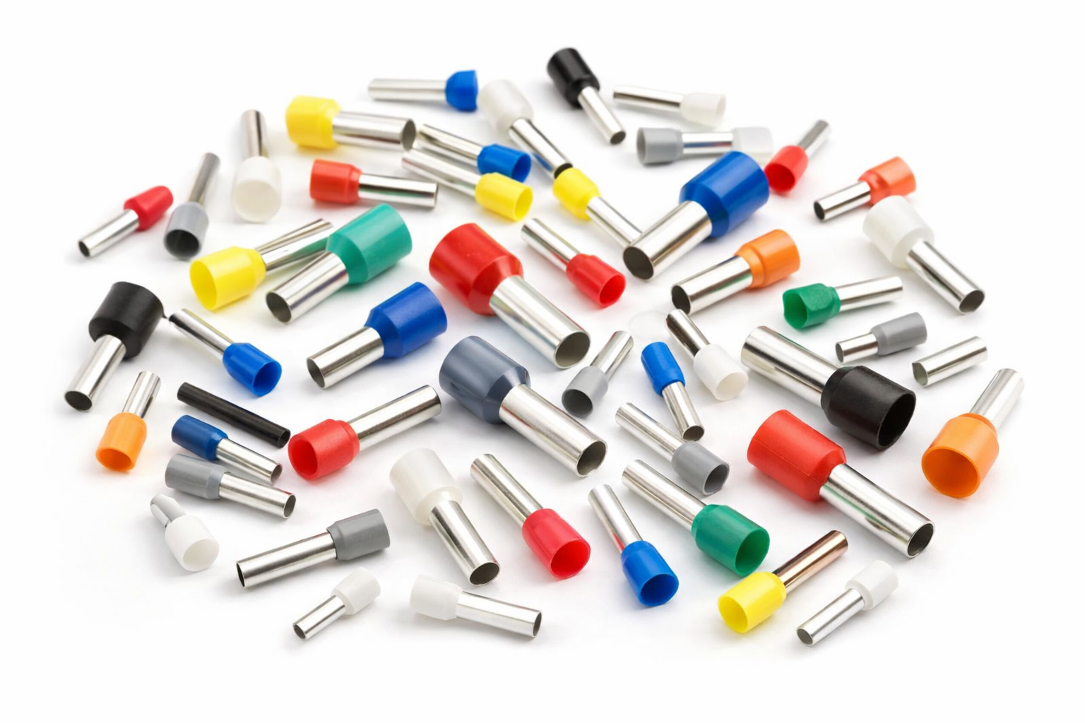 Adereindhulzen voor veilige aansluiting van soepele geleiders