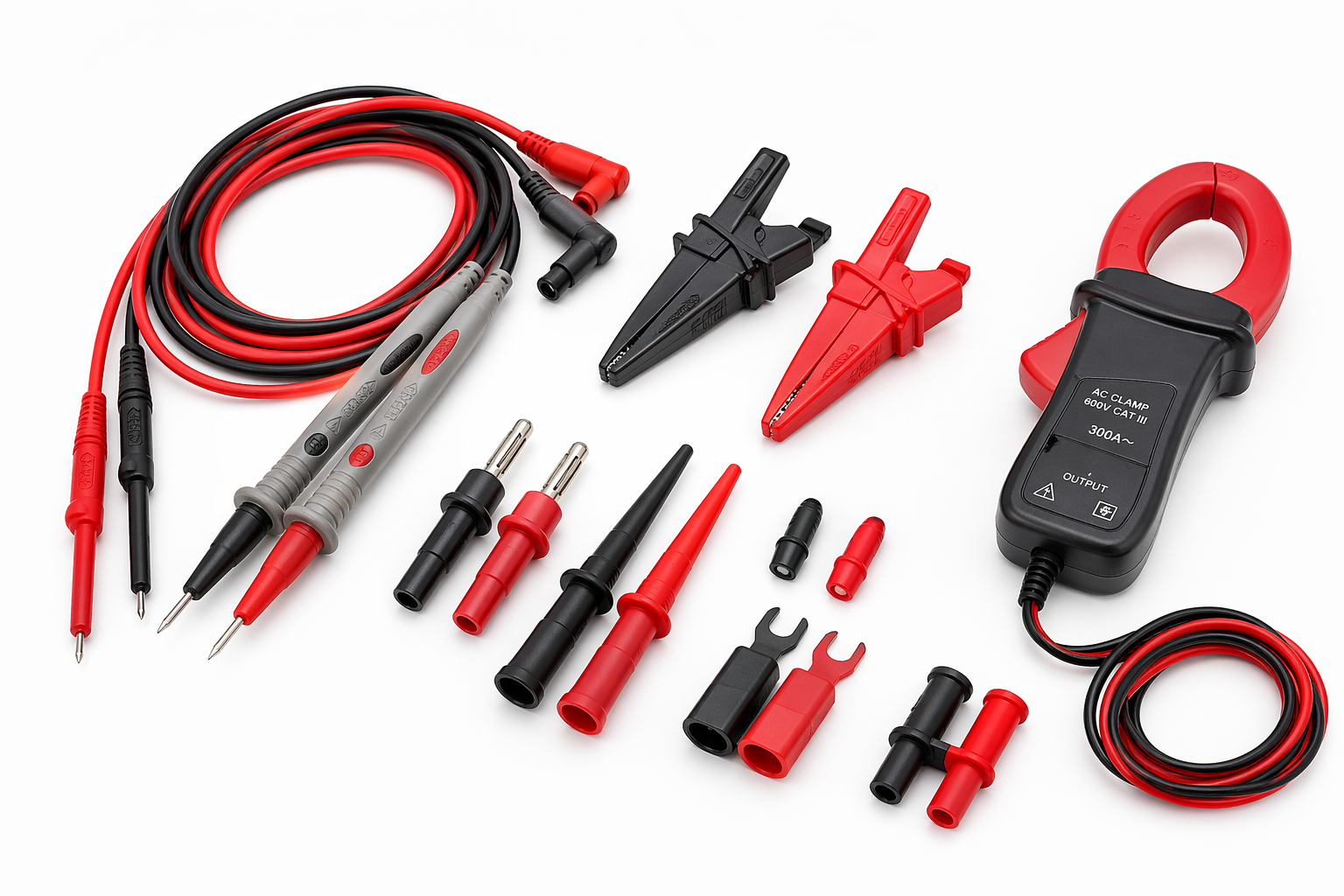 accessoires meetapparatuur meetsnoeren meetpennen klemmen