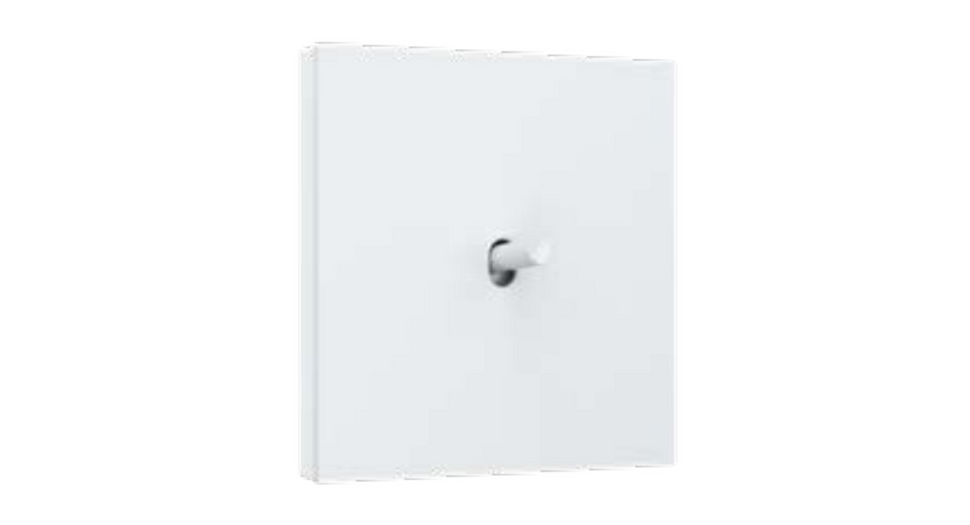 Niko Toggle steel white coated