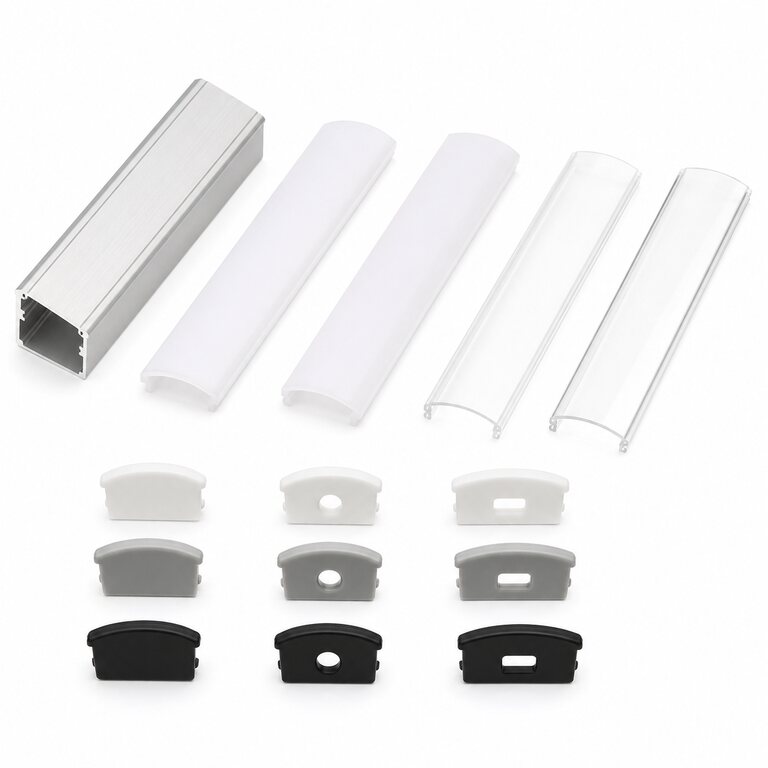 Covers en eindkappen voor LED-profielen