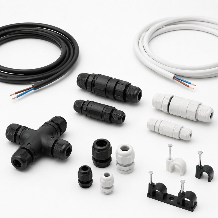 Bekabeling en accessoires voor verlichting