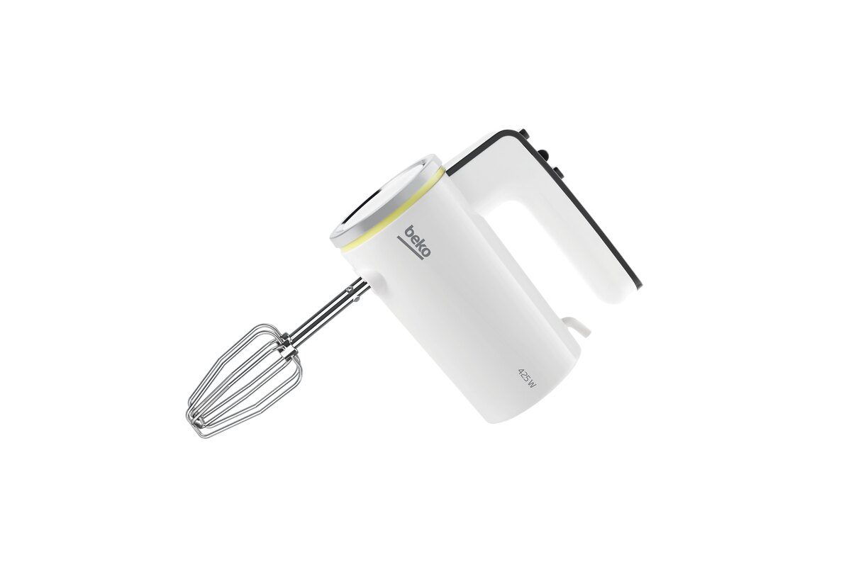 Handmixer met kloppers voor keukenbereidingen