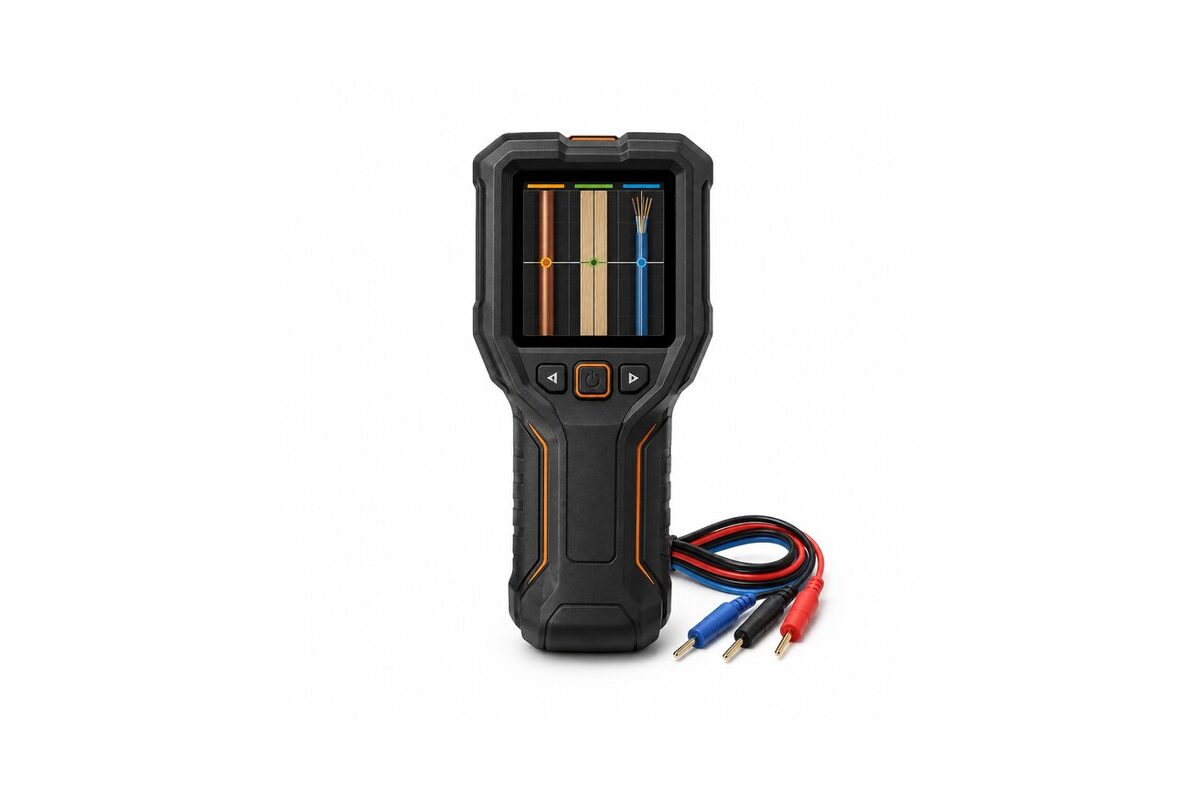 Muurscanner met display en aansluitkabel
