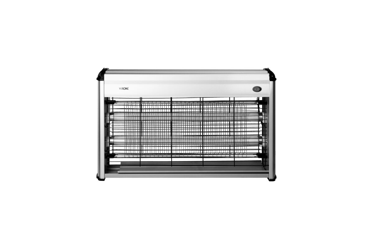 Elektrische insectenverdelger met opvangrooster voor binnenruimtes