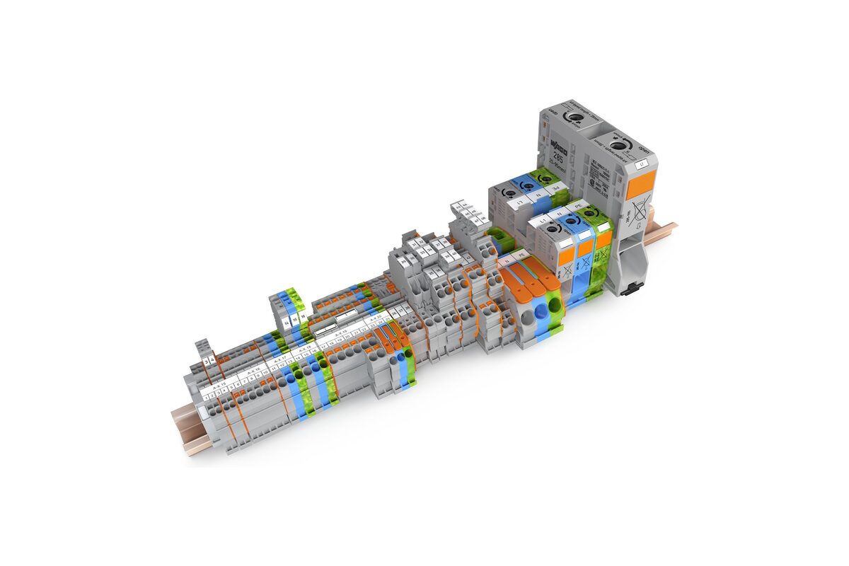 Modulaire railklemmen op DIN-rail