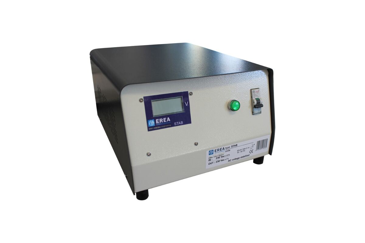 EREA STAB 300 spanningsstabilisator in metalen IP20-behuizing