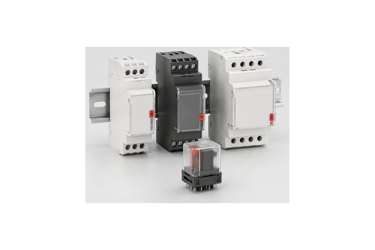Modulaire schakelrelais voor montage op DIN-rail
