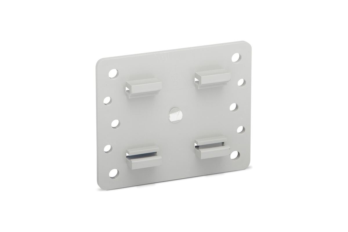 EREA-bevestigingsplaat voor montage van transformatoren op DIN-rail