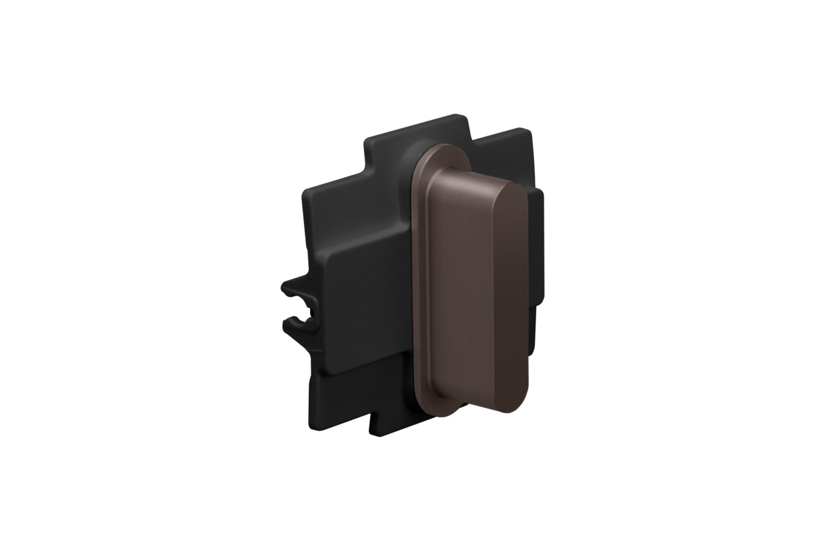 Niko 222-56001 Rocker-bediening voor een enkelvoudige schakelfunctie, alu ganache brushed