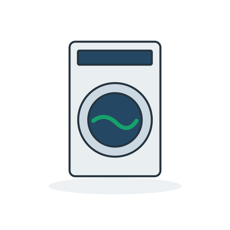 Illustratief categoriebeeld: Wassen & drogen