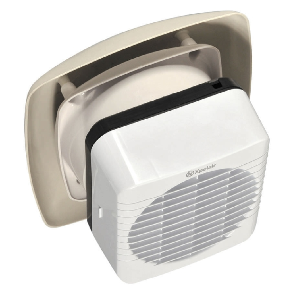 Xpelair RX6 dakventilator met buitenkap en binnenrooster