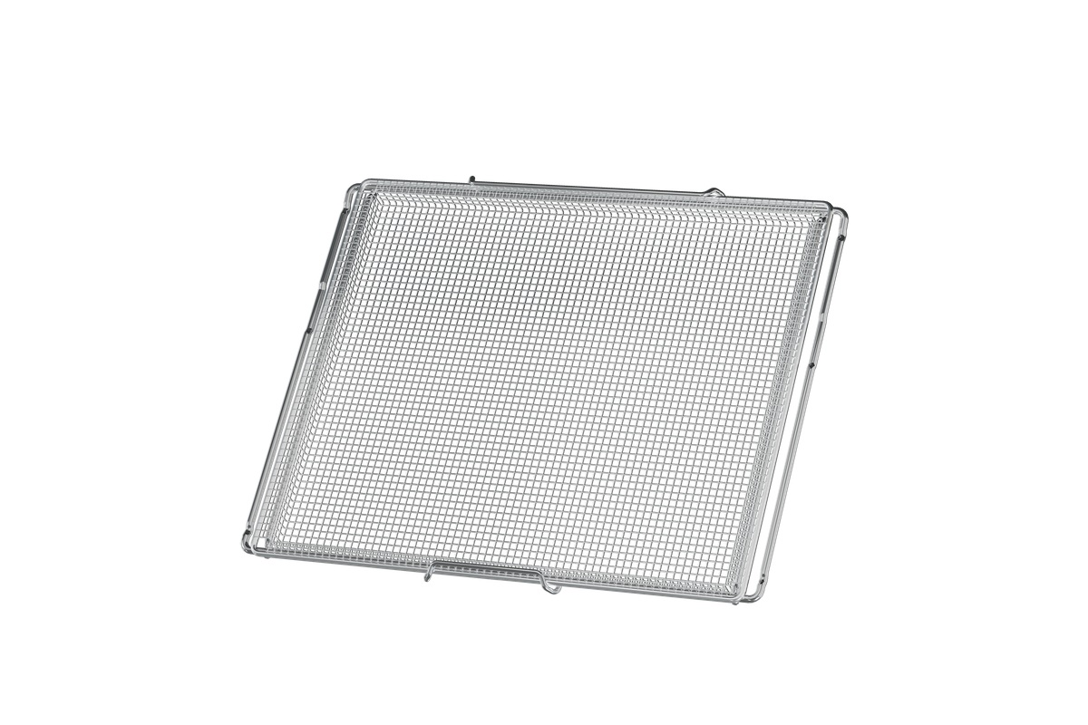 Geperforeerde ovenplaat als accessoire voor een oven