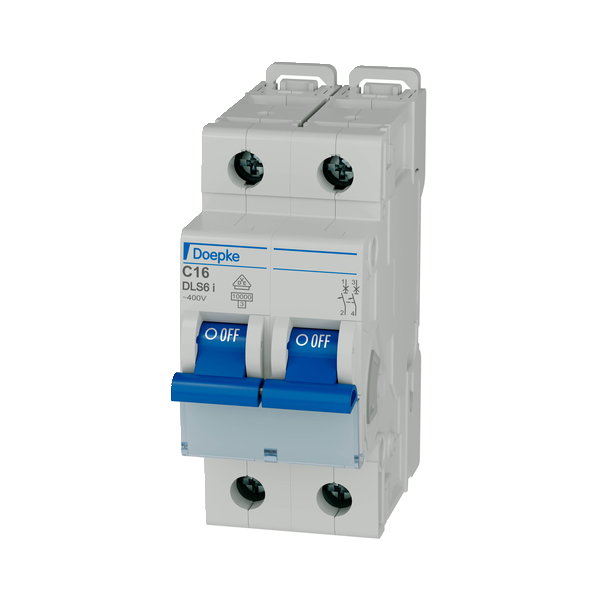 Doepke 09916265: Automatische zekering DLS6 I 25A 2P 10KA C
