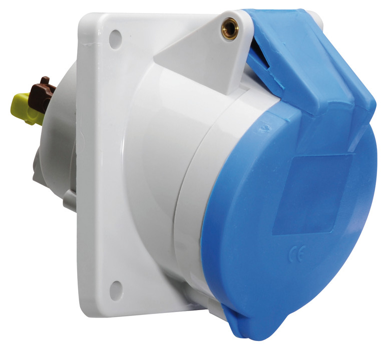 inbouw cee stopcontact 16A 3P+A 230V IP44, quick-connect