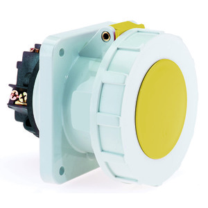 inbouw cee stopcontact 63A 3P+A 110V IP67, schroefaansluitin