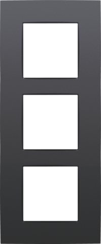 DRIEVOUDIGE AFDEKPLAAT MET 60MM CENTERAFSTAND, VERTICAAL