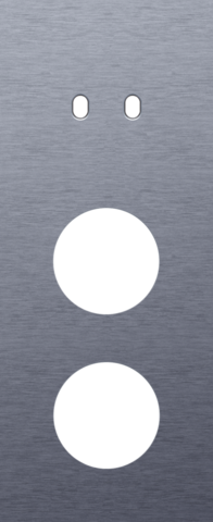 Drievoudige afdekplaat, verticaal 60 mm centerafstand, voor