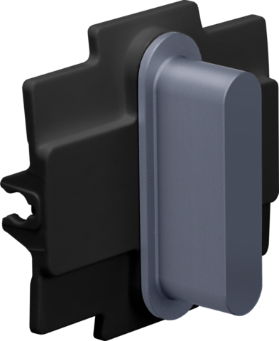 Niko Rocker voor enkelvoudige schakelfuncties, alu blue grey