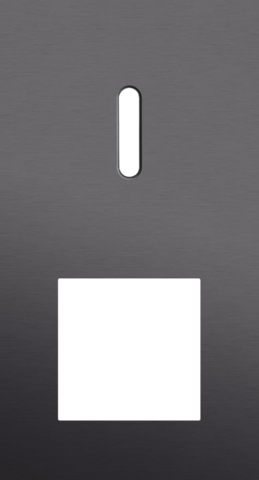 Tweevoudige afdekplaat, verticaal 71 mm centerafstand, voor