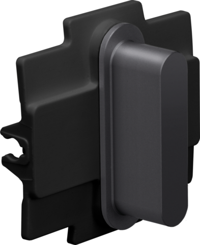 Niko Rocker voor enkelvoudige schakelfuncties, alu black