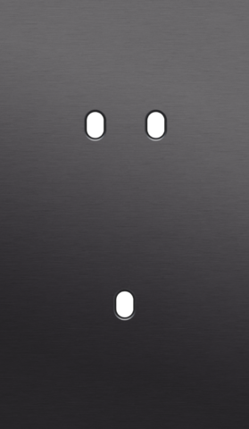 Tweevoudige afdekplaat, verticaal 60 mm centerafstand, voor