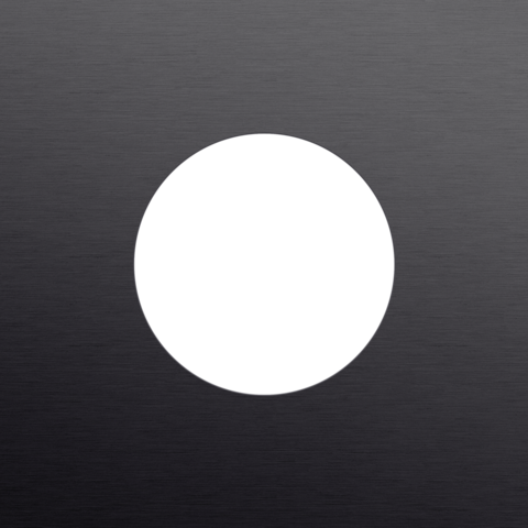 Enkelvoudige afdekplaat, voor één stopcontact, Niko Rocker e