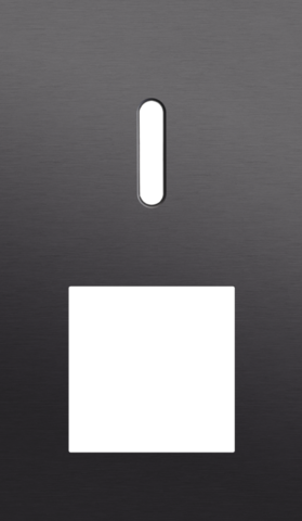 Tweevoudige afdekplaat, verticaal 60 mm centerafstand, voor