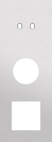 Drievoudige afdekplaat, verticaal 71 mm centerafstand, voor