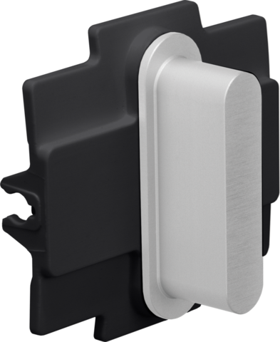 Niko Rocker voor enkelvoudige schakelfuncties, alu grey