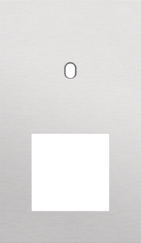 Tweevoudige afdekplaat, verticaal 60 mm centerafstand, voor