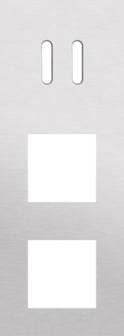 Drievoudige afdekplaat, verticaal 71 mm centerafstand, voor