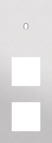 Drievoudige afdekplaat, verticaal 71 mm centerafstand, voor