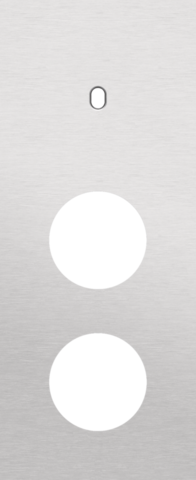 Drievoudige afdekplaat, verticaal 60 mm centerafstand, voor