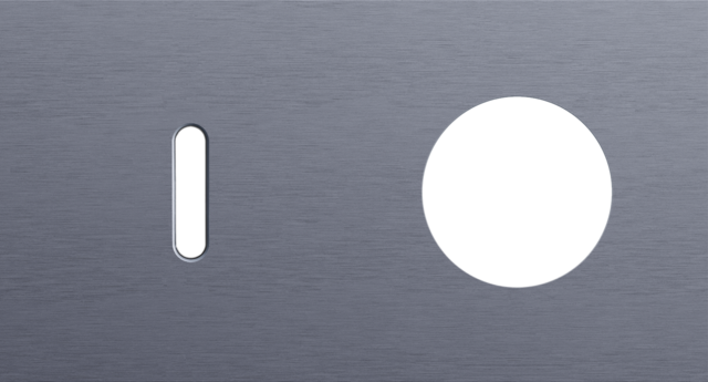 Tweevoudige afdekplaat, horizontaal 71 mm centerafstand, voo