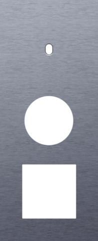 Drievoudige afdekplaat, verticaal 60 mm centerafstand, voor