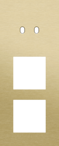 Drievoudige afdekplaat, verticaal 60 mm centerafstand, voor