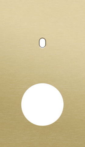 Tweevoudige afdekplaat, verticaal 60 mm centerafstand, voor