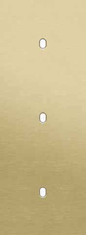 Drievoudige afdekplaat, verticaal 71 mm centerafstand, voor