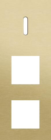 Drievoudige afdekplaat, verticaal 71 mm centerafstand, voor