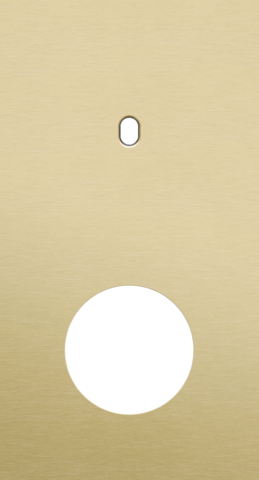 Tweevoudige afdekplaat, verticaal 71 mm centerafstand, voor