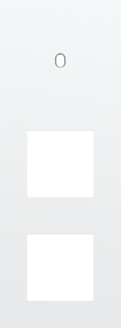 Drievoudige afdekplaat, verticaal 71 mm centerafstand, voor