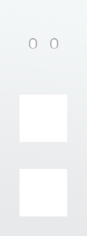 Drievoudige afdekplaat, verticaal 71 mm centerafstand, voor