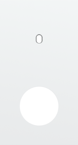 Tweevoudige afdekplaat, verticaal 71 mm centerafstand, voor