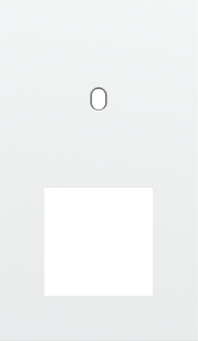 Tweevoudige afdekplaat, verticaal 60 mm centerafstand, voor