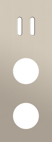 Drievoudige afdekplaat, verticaal 71 mm centerafstand, voor