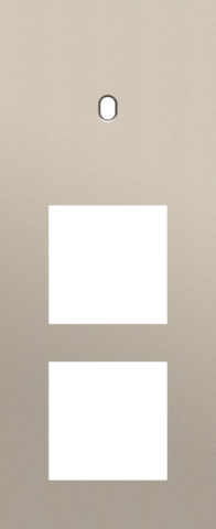 Drievoudige afdekplaat, verticaal 60 mm centerafstand, voor