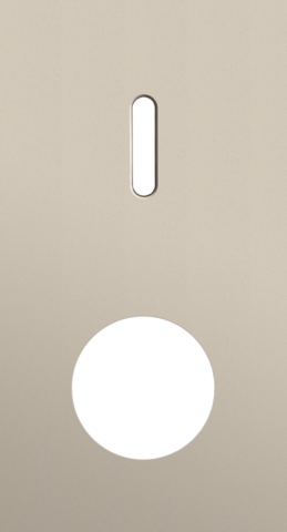 Tweevoudige afdekplaat, verticaal 71 mm centerafstand, voor