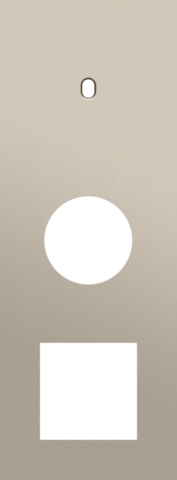 Drievoudige afdekplaat, verticaal 71 mm centerafstand, voor