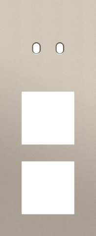 Drievoudige afdekplaat, verticaal 60 mm centerafstand, voor