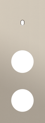 Drievoudige afdekplaat, verticaal 71 mm centerafstand, voor